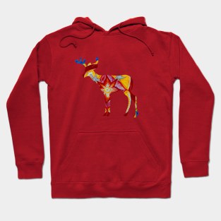 Colorful Deer Hoodie